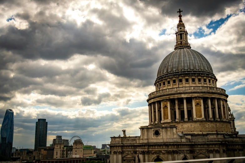 a very large dome sitting on the top of a building