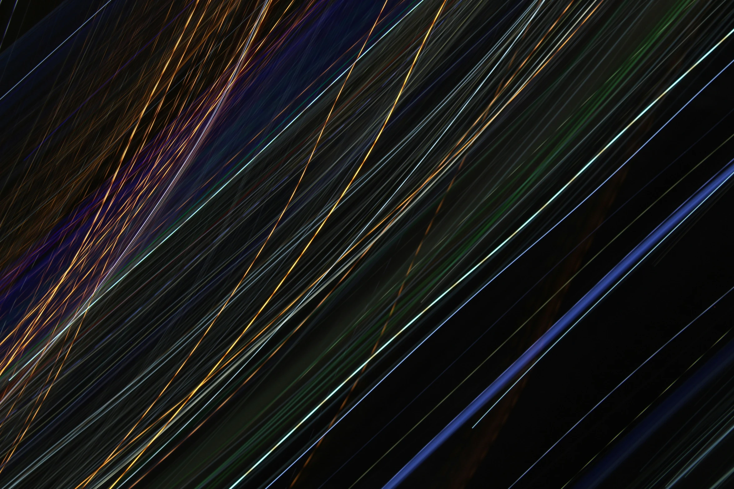 the long exposure pography shows lines in motion and motion