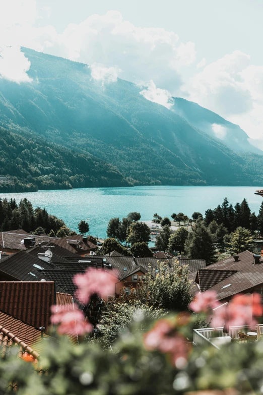 an image of a beautiful view from a mountain