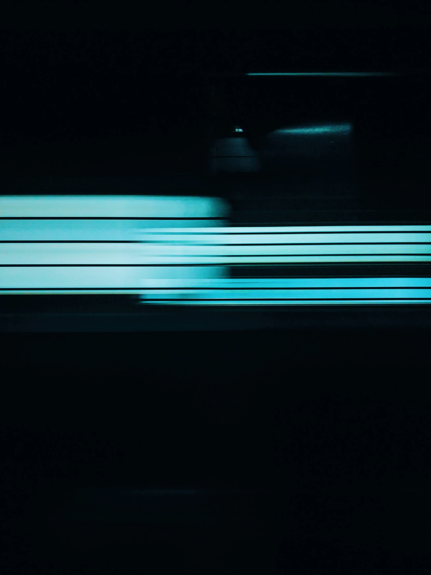 motion blur pograph of lights from a train