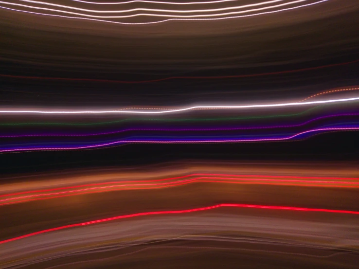 long exposure po of a street light streaking