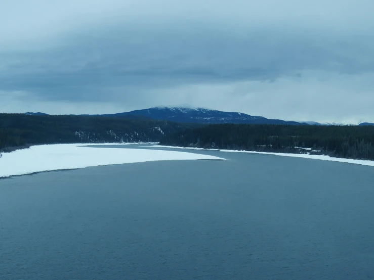 the snowy snow looks very flat and smooth