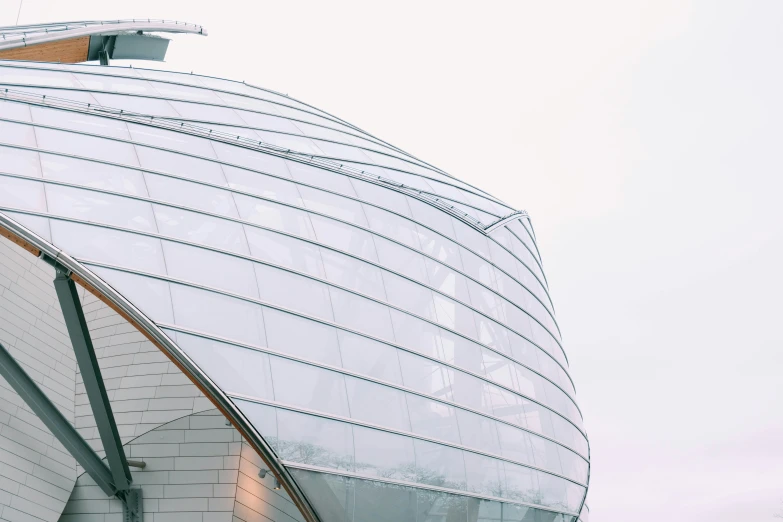 a close up of a large white building with a dome