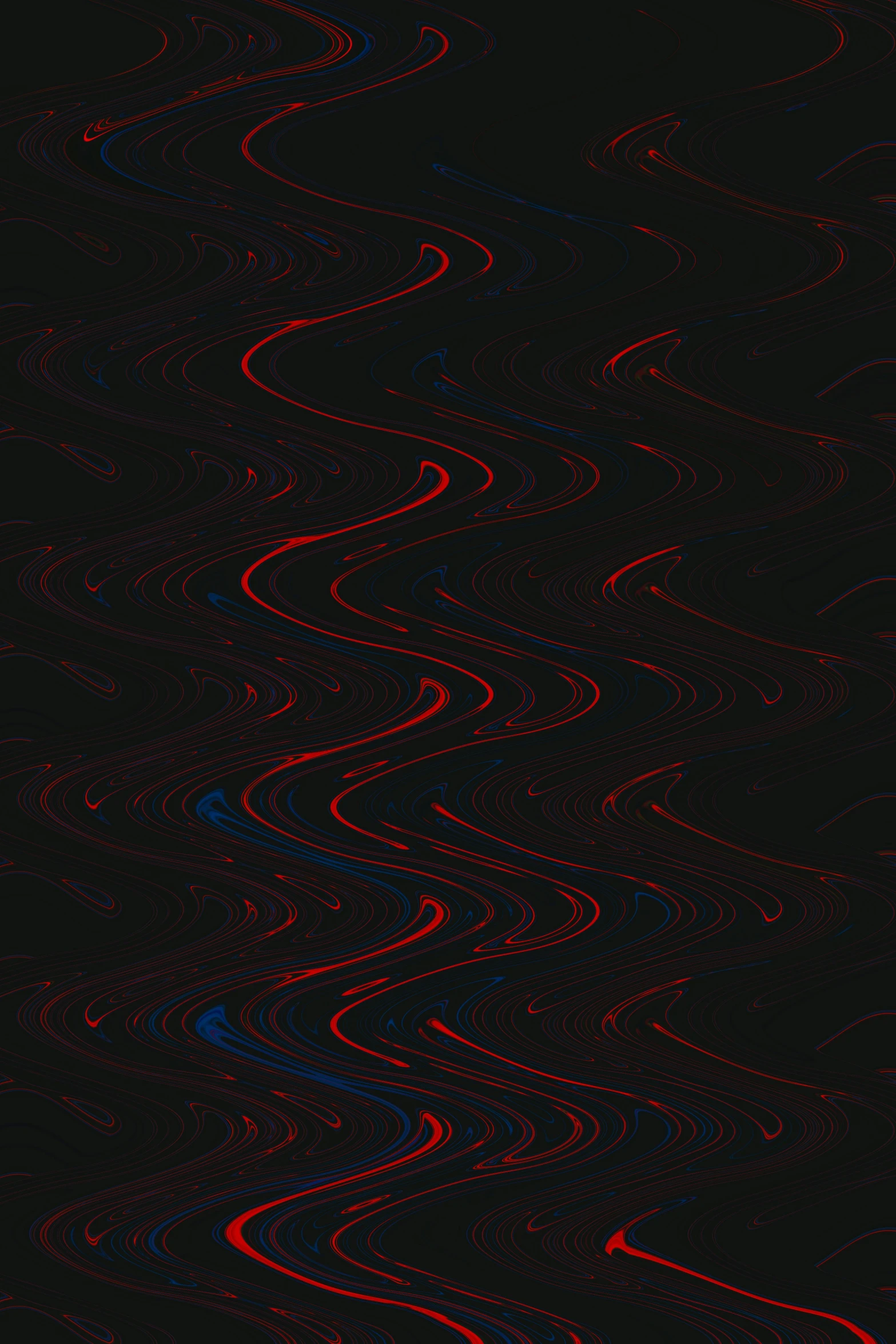 red and blue lines with dots of dark background