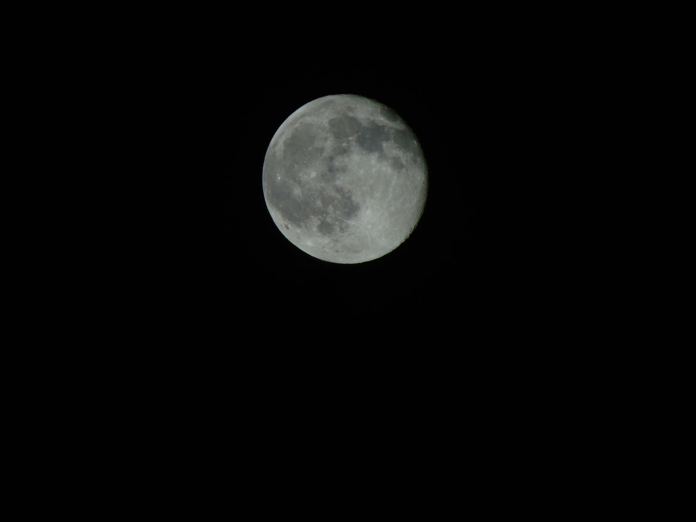 a full moon against a dark sky with no clouds