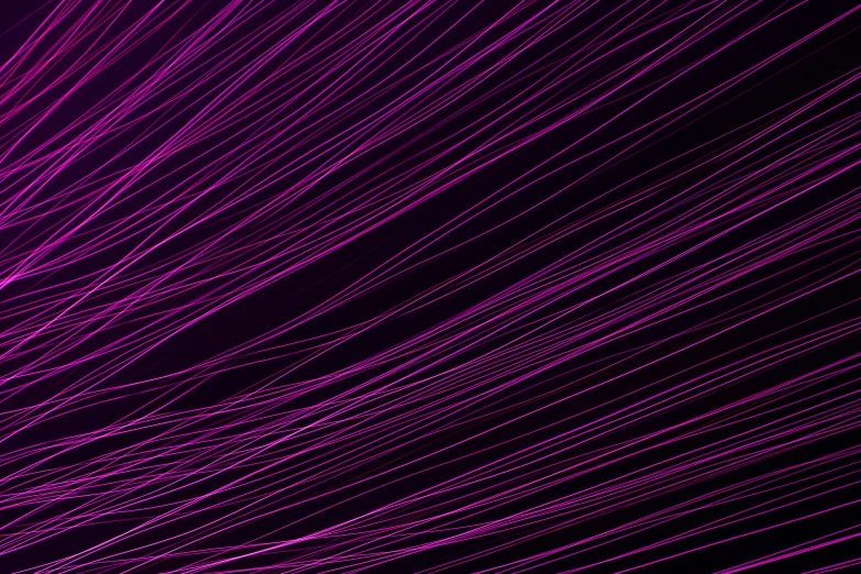 purple lines on black background, with small white dots in the middle