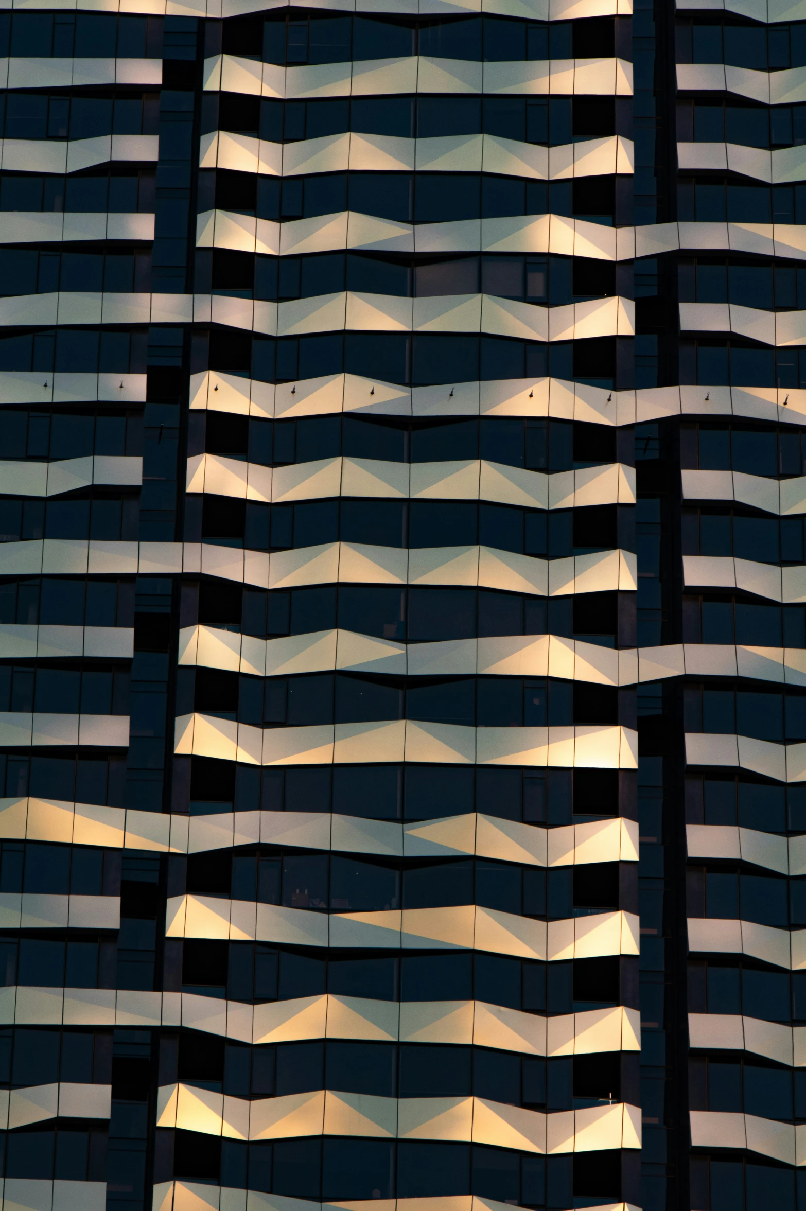 a pattern consisting of different stripes and some windows