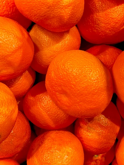 a bunch of oranges piled together in a pile