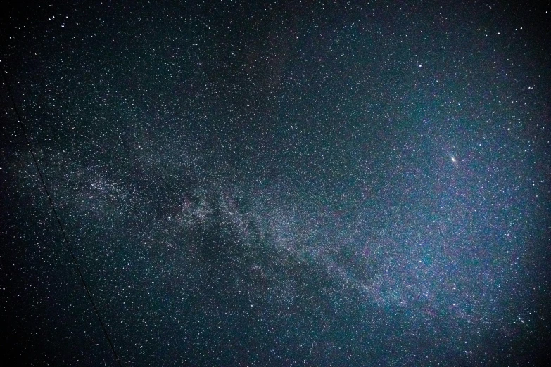 night sky with multiple stars in the dark