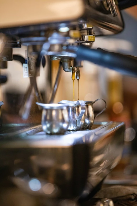 liquid being made from a coffee maker