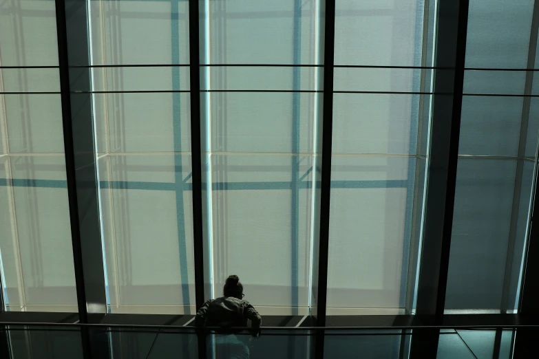 a black cat is seen through a glass window