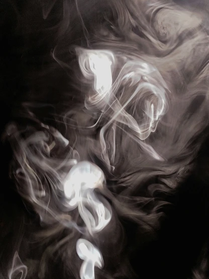 smoke is shown in this artistic pograph