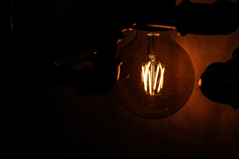 an image of the light bulb being worked on in a room