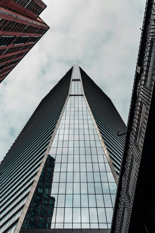 a tall building that has windows in it