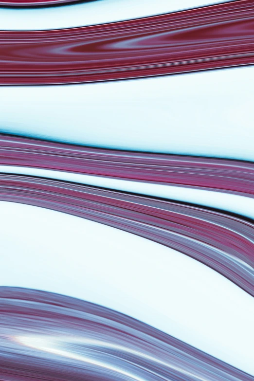 a closeup image of wavy lines in white and red