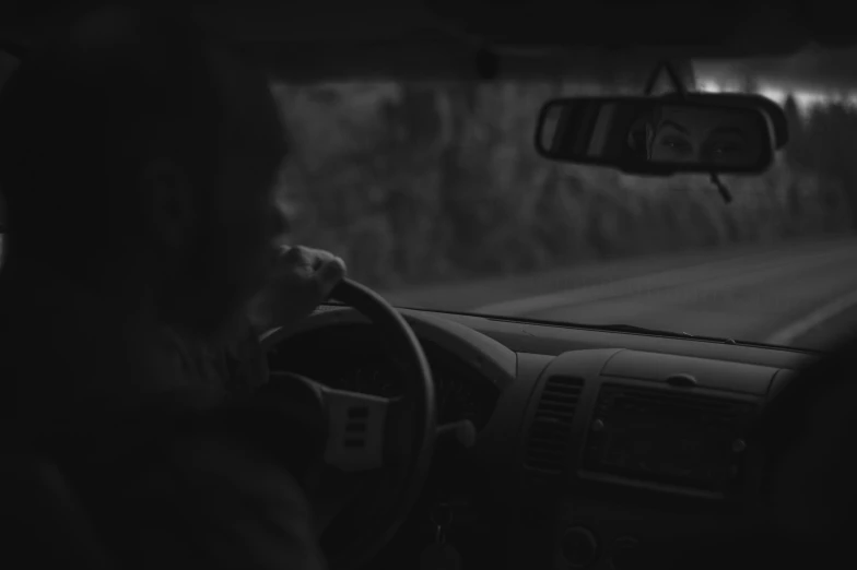 the interior of a car that has the dashboard lit by the sun shining through it