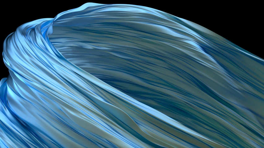 an image of a very wavy looking blue background