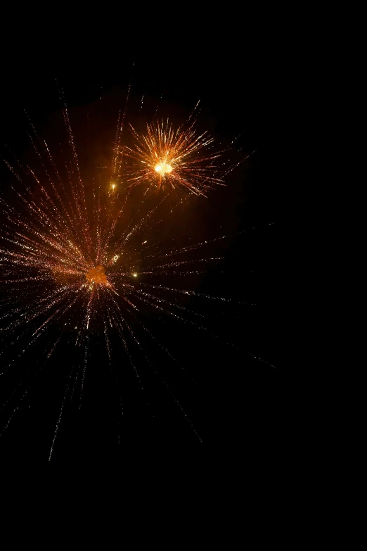 a large colorful fireworks with bright spots