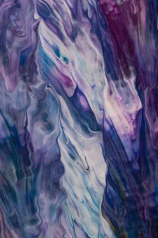 a very unique purple and white marble pattern