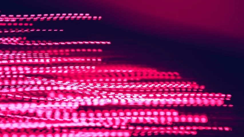 a black background with a group of lights