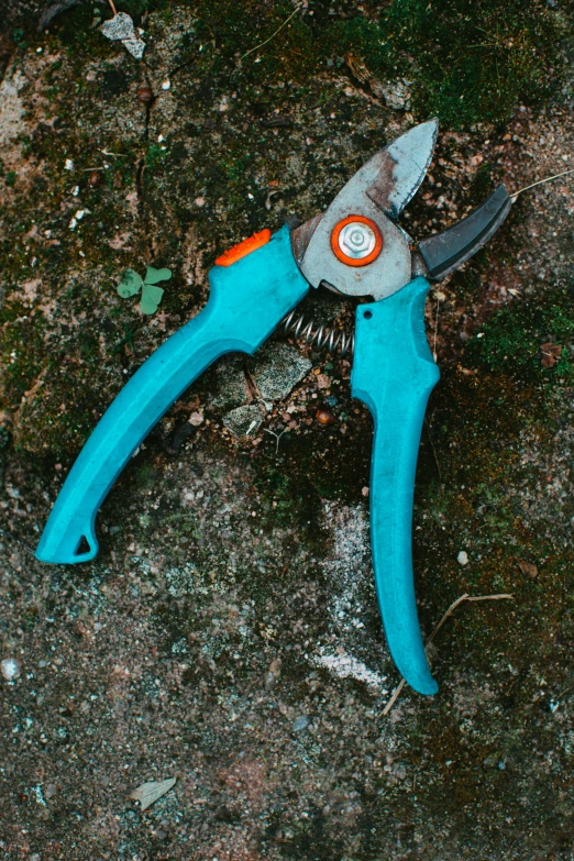 a tool that has been stuck in the ground