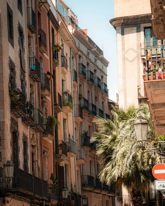 street with lots of buildings and people