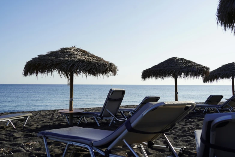 there is only one chair in the scene and chairs are at the beach