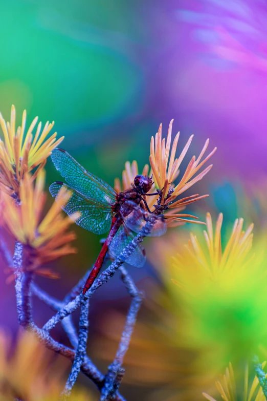 closeup po of a bug on a flower