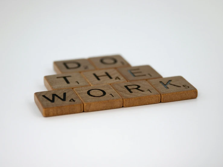 wooden letter tiles that say do them work