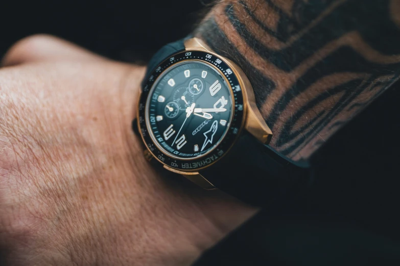 a close up of a person's wrist with a watch