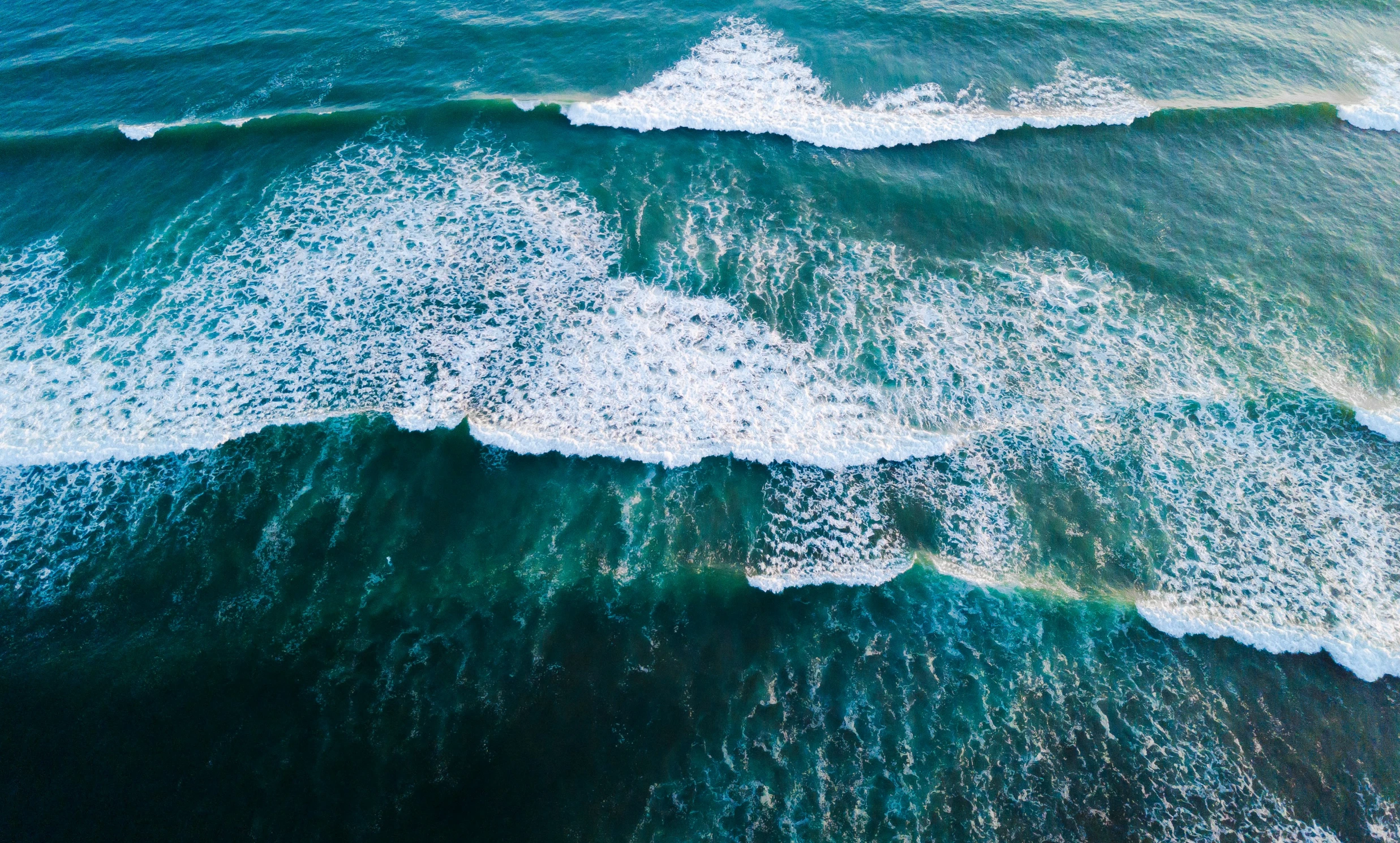 the water in the ocean is almost white