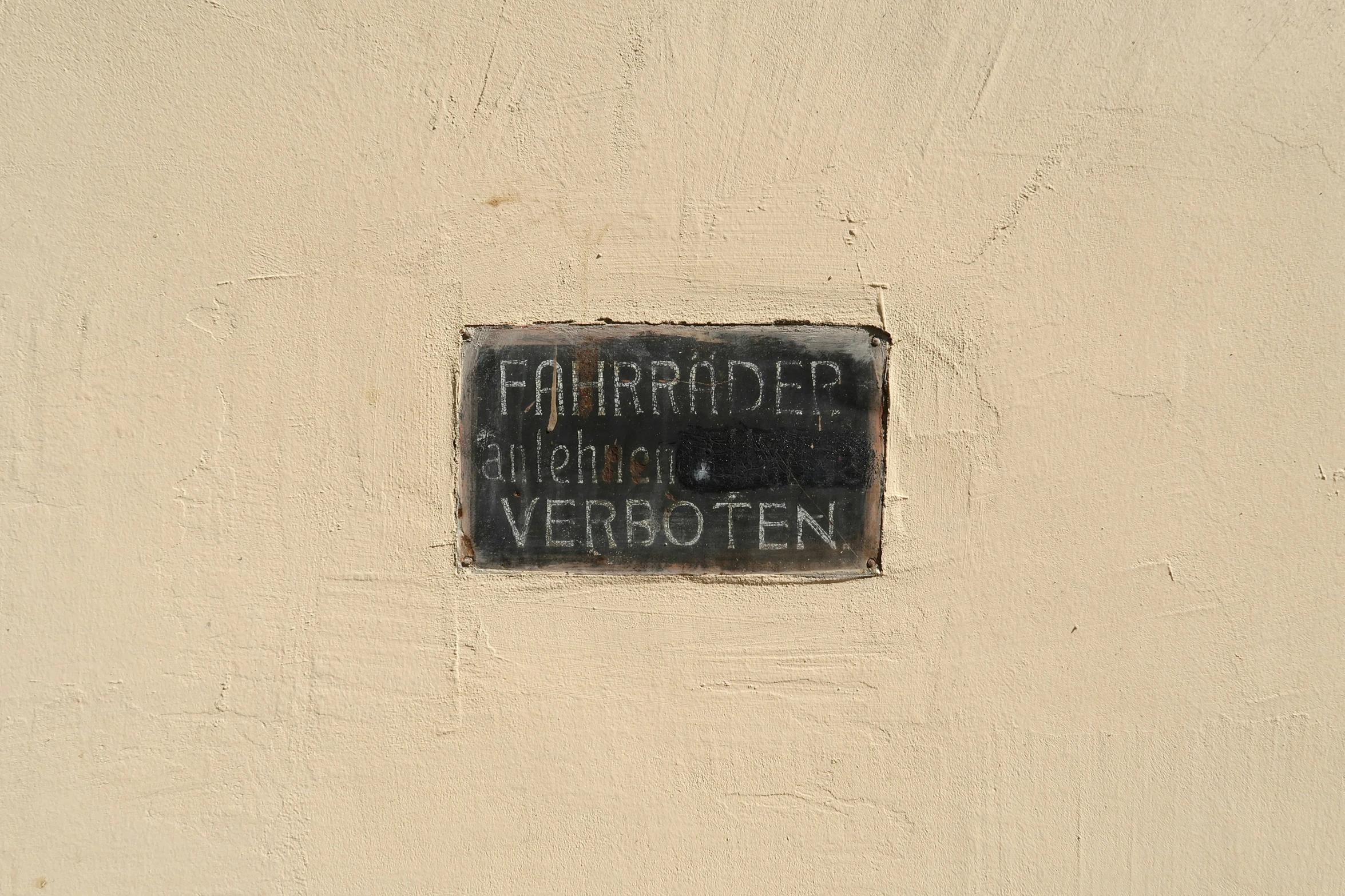 there is a sign on the wall indicating that the city had an operation in winter