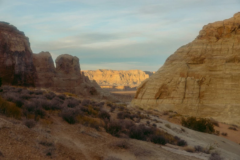 a rocky mountain area with a very distant view