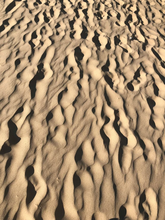 the sand is almost black and white