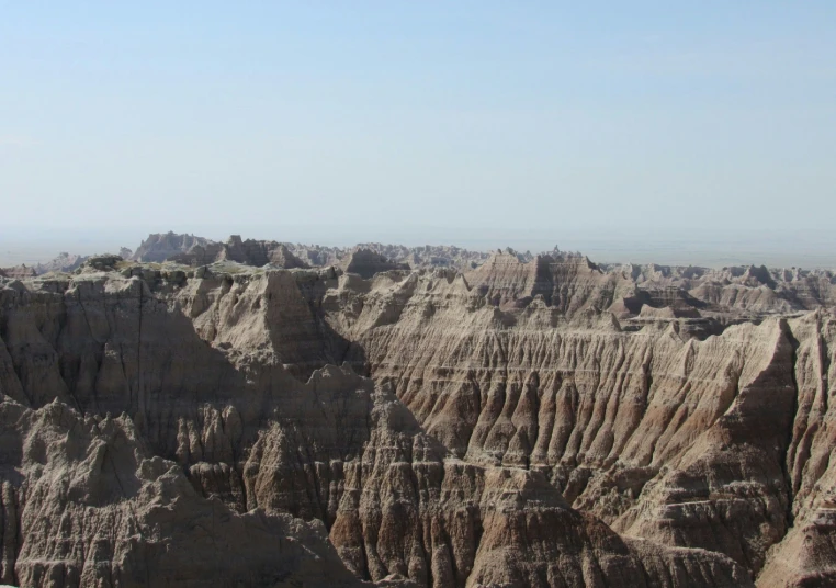 a barren, desolate canyon overlooks the landscape