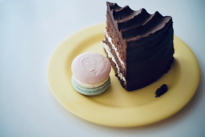 a slice of cake with a piece on the side