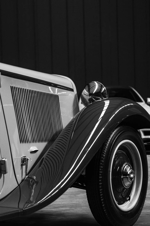 a close up of an old model car