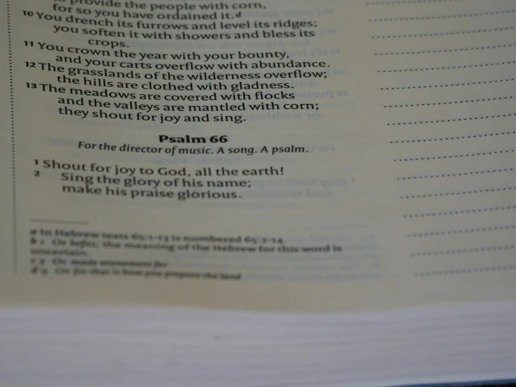 a close up of text on the bible's page