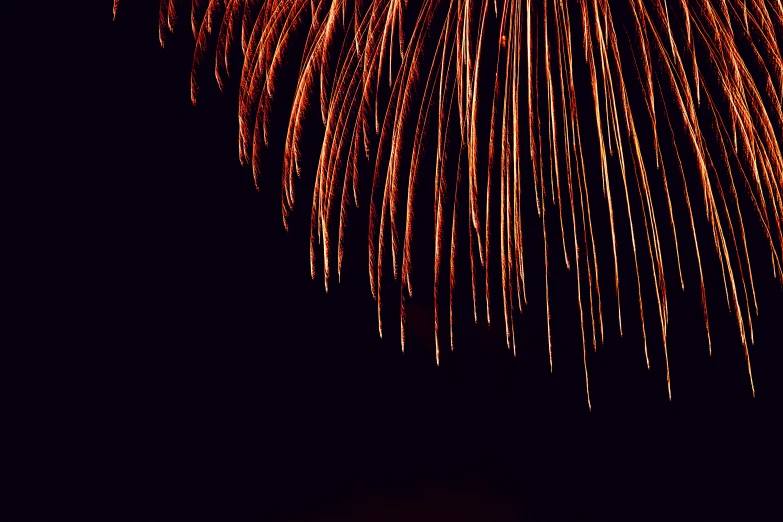 fireworks being lit up in the night sky