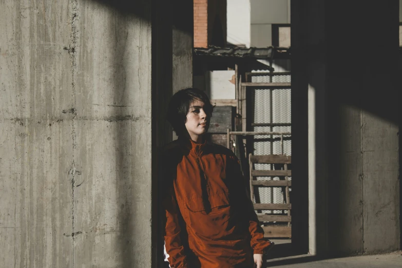 a man standing outside in front of a building