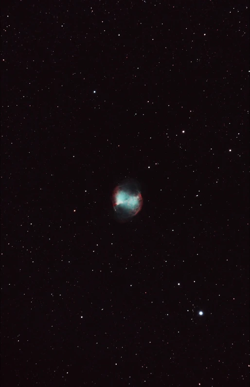 a very close up image of a very bright blue object in the middle of the sky