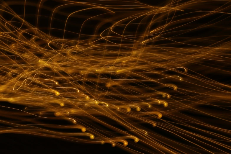 an abstract image of lights moving in the air