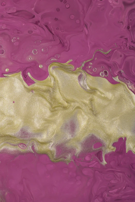 an image of a paint that is pink and yellow