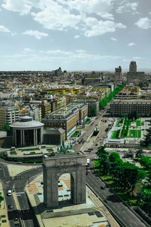 the view from the top of a tall building in paris