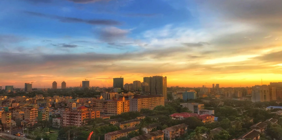 a very large city filled with lots of tall buildings