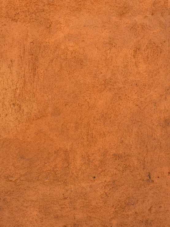an orange clay texture is seen in this image