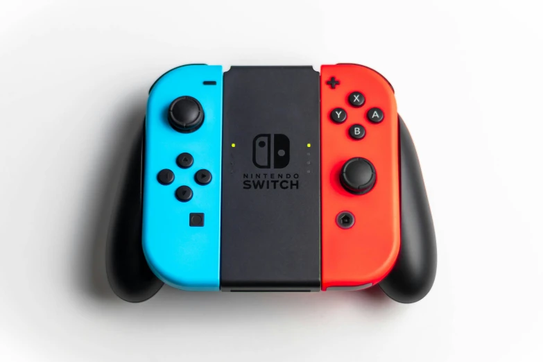 a nintendo switch is sitting next to each other