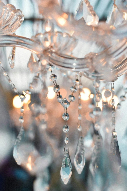 crystal chandelier hanging from a ceiling fixture