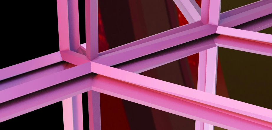 a very nice pink color scheme with interesting lines