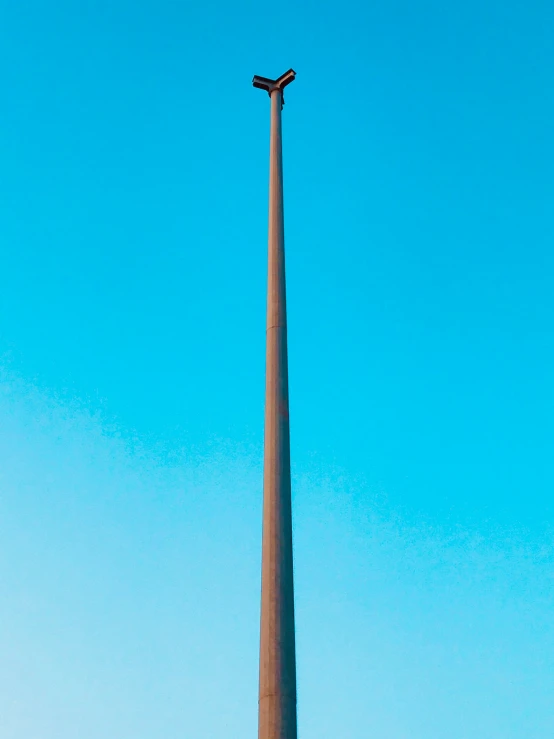 a view of an airplane flying in the sky